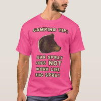 Bear Spray Bug Spray Joke Funny Camping