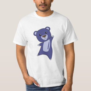 Bear Teddy Bear Little Bär Blaue sonnige Tiere für T-Shirt