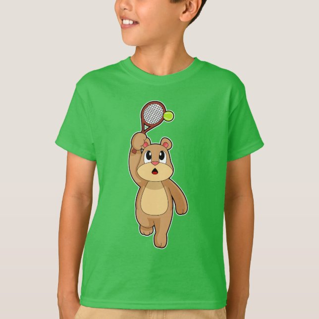 Bear Tennis Tennis T-Shirt (Vorderseite)