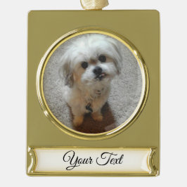 Bear the Malshi Weihnachtsbanner Ornament