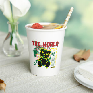 Bear the World - Carry It with Strength and Cutene Pappbecher