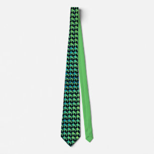 Bear Ties Native Art Aurora Tie Bear Necktie Krawatte