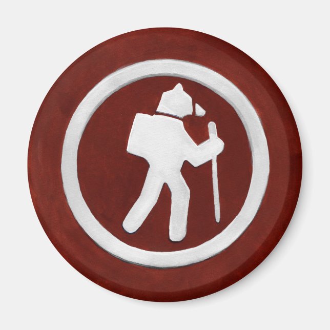 Bear Trail Marker Magnet (Vorne)