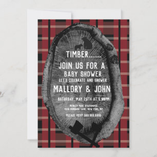 Bear Trail Woods Adventure Lumbar Jack Einladung