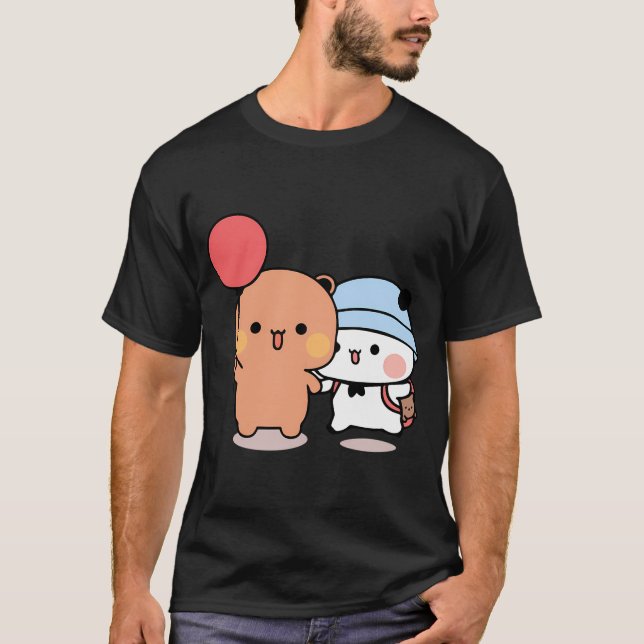 Bear und Panda Bubu Dudu Balloon T-Shirt (Vorderseite)