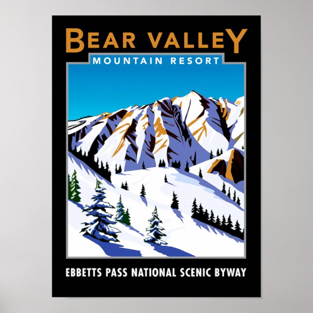 Bear Valley Resort Poster (Vorne)