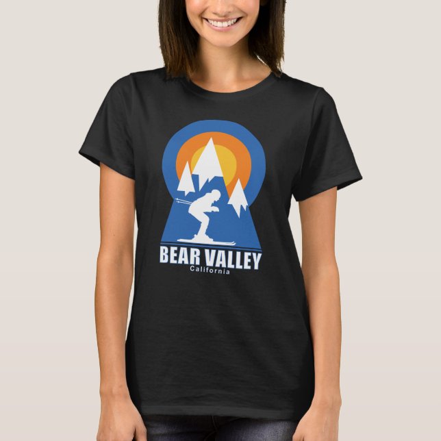 Bear Valley Ski Sunset T - Shirt (Vorderseite)