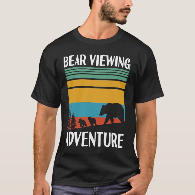 Bear View im Zoo Nationalpark oder Alaska Kreuzfah T-Shirt (Vorderseite)