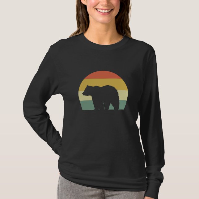 Bear Walking Zoologist T-Shirt (Vorderseite)