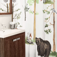Bear Watercolor Wildlife Woodland Forest Animes