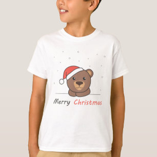Bear Weihnachtsschnee Wintertiere Bären T-Shirt