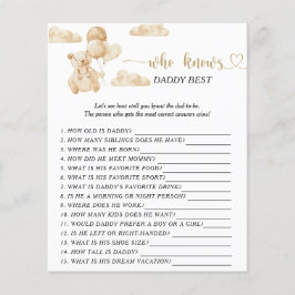 Bear Who kennt Daddy best game