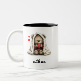Bear With Me  Zweifarbige Tasse