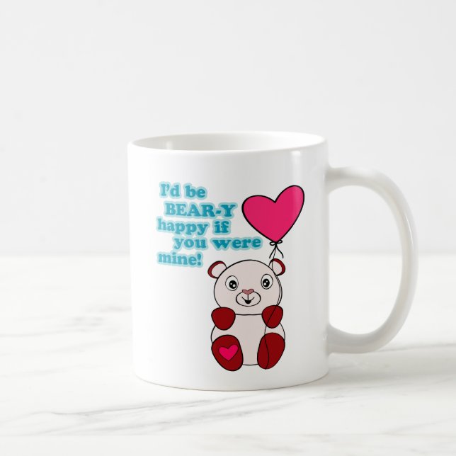 Bear-y-Liebe-Valentinstag Kaffeetasse (Rechts)