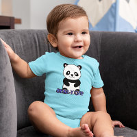 BEAR-Y-NIEDLICHER PANDA-BLAU (VORDER UND ZURÜCK)