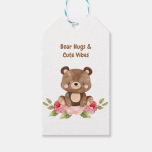 Bear-y-Schläger und Niedliche Vibes-Geschenkmarke Geschenkanhänger