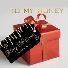 Bearbeitbar an meinem Honig Gold Drilling Honey Xm Geschenkanhänger