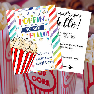 Bearbeitbar Hello Neighbour, New Address, Intro Ankündigungspostkarte