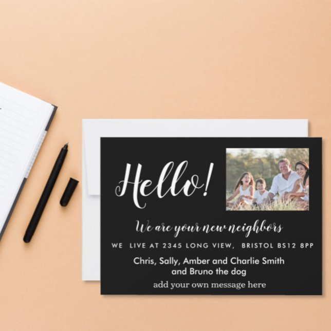 Bearbeitbar Hello Neighbour, New Address, Intro Einladung (Von Creator hochgeladen)