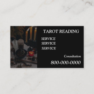Bearbeitbar, Kartenlesedienst, Tarot, Magie usw. Visitenkarte