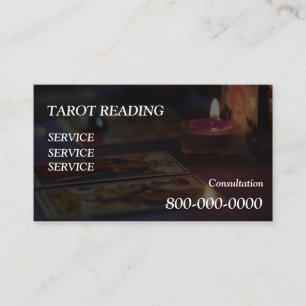 Bearbeitbar, Kartenlesedienst, Tarot, Magie usw. Visitenkarte