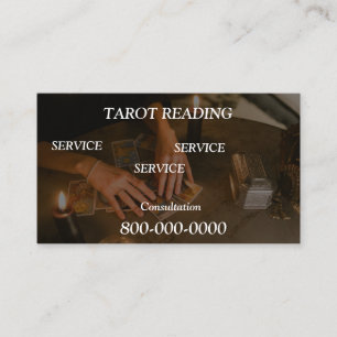 Bearbeitbar, Kartenlesedienst, Tarot, Magie usw. Visitenkarte