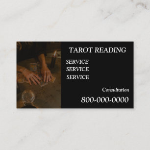 Bearbeitbar, Kartenleseservice, Tarot , Magic etc. Visitenkarte
