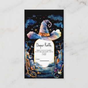 Bearbeitbar Simple Wizard Hat Baby Showdusche Begleitkarte