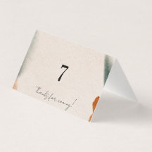 Bearbeitbare Babyshower-Tischnummern | Minimalisti