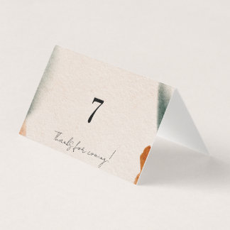 Bearbeitbare Babyshower-Tischnummern | Minimalisti