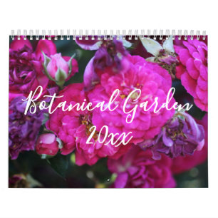 Bearbeitbare Blumen-Naturfotografie Ganzes Jahr Kalender
