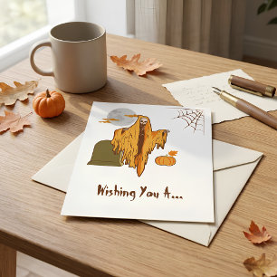 Bearbeitbare Boo-tyful Halloween Postkarte