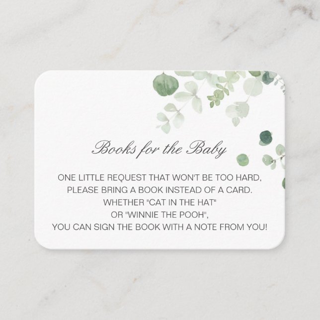 Bearbeitbare Bücher für die Beipackkarte des Babys Begleitkarte (Vorderseite)