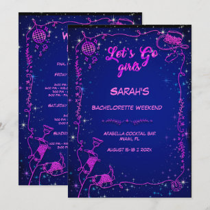 Bearbeitbare Cowgirl-Junggesellinnenabschiedsparty Einladung