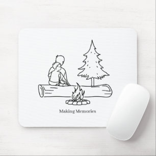 Bearbeitbare Familien-Camping-Vater-Outdoor-Linien Mousepad