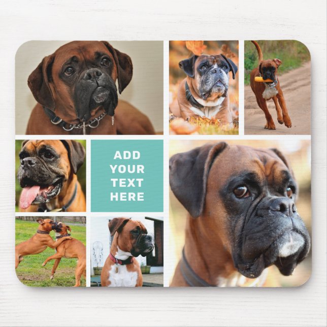 Bearbeitbare FamilienfotoCollage Mousepad (Vorne)