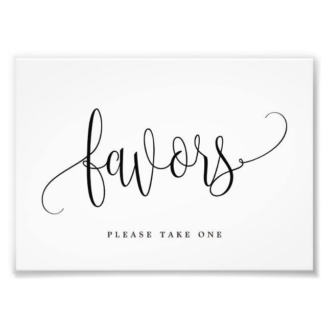 Bearbeitbare FARBEN- und GRÖSSENfavoriten Signiere Fotodruck (Vorne)