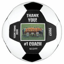 Bearbeitbare Fußballtrainer-Dankeschön-Team-Design