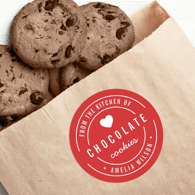 Bearbeitbare Hintergrundfarbe aus der Küche von Runder Aufkleber (Von Creator hochgeladen)