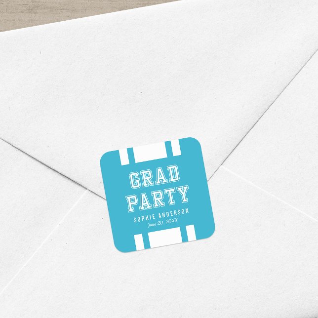 Bearbeitbare Hintergrundfarbe Groß-/Kleinschreibun Quadratischer Aufkleber (Von Creator hochgeladen)