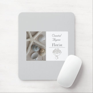 Bearbeitbare Küstenflorist-Branding-Logo-Vorlage Mousepad