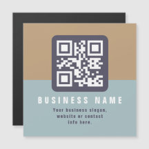 Bearbeitbare moderne QR-Code-Vorlage | Gedämpfte F