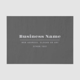 Bearbeitbare, Retro-moderne Textvorlage | Dunkelgr Seidenpapier