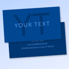 Bearbeitbare Textvorlage für monogrammierten Namen