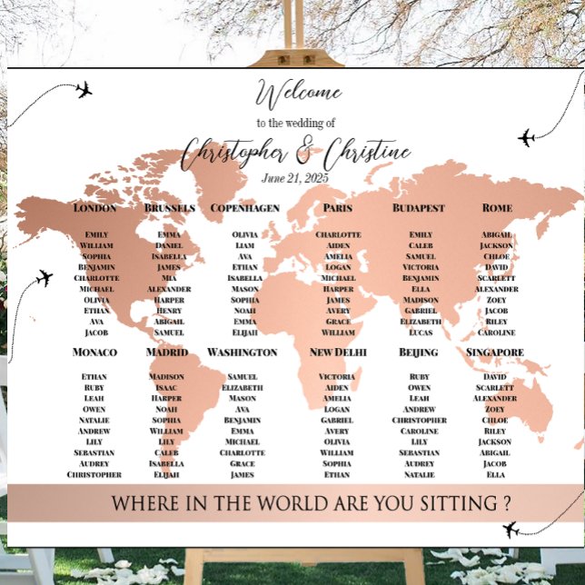 Bearbeitbare World Map Seekarte Poster (Von Creator hochgeladen)