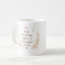 Bearbeitbarer Cozy Piano Morgenbecher