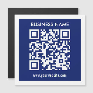Bearbeitbarer (direkt generierter) QR-Code Marin Magnetkarte