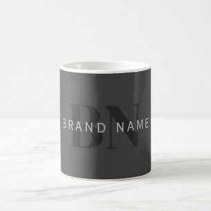 Bearbeitbarer Geschäftsname (oder jeder andere Tex Kaffeetasse