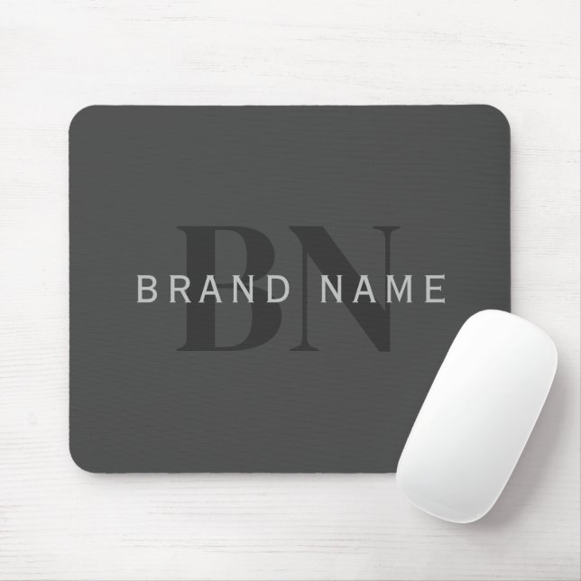 Bearbeitbarer Geschäftsname (oder jeder andere Tex Mousepad (Mit Mouse)