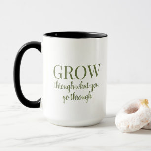 Bearbeitbarer Inspirierender Zitat Minimalistische Tasse